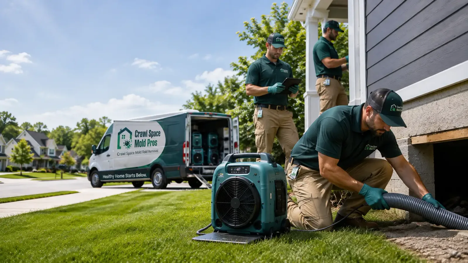 Crawl Space Mold Removal in Exmore, VA